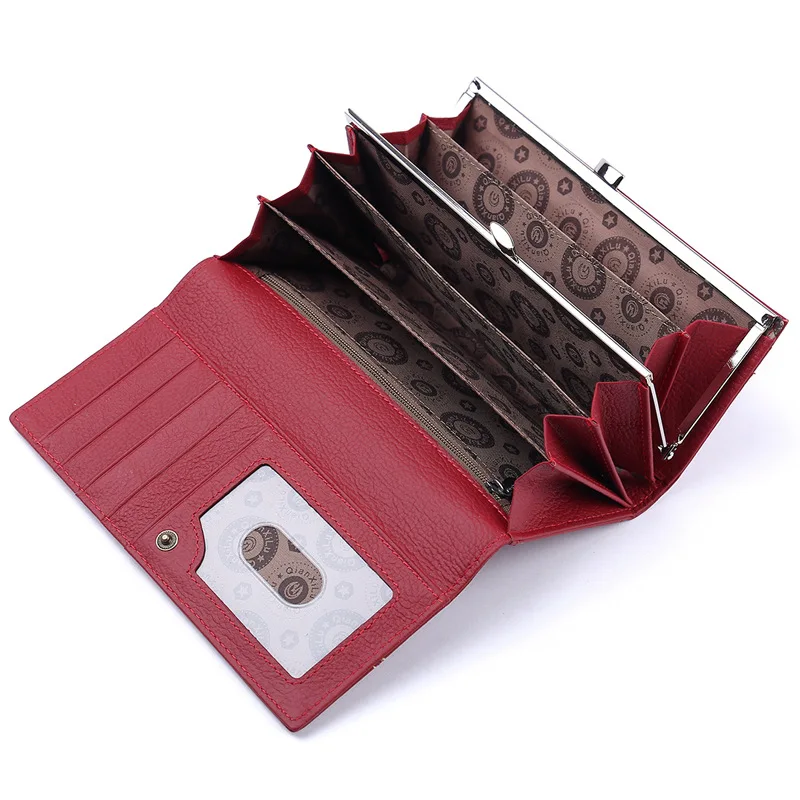 2020 Лидер продаж! Женский Длинный кошелек из натуральной кожи лучшая сумка