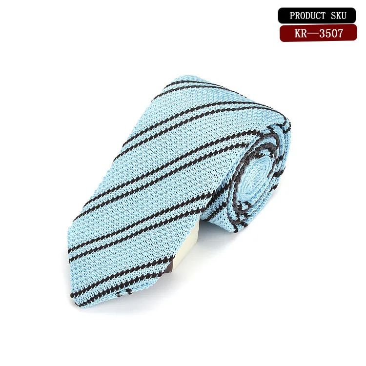 

Men Leisure Knit Knitted Slim Tie Skinny Narrow Necktie Colourful Woven