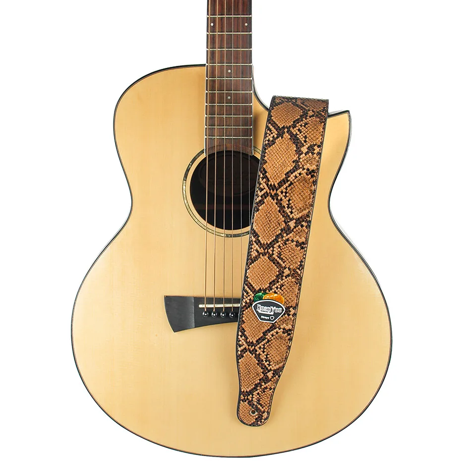 Snakeskin brand guitar strap bass widening folk straps electric | Спорт и развлечения