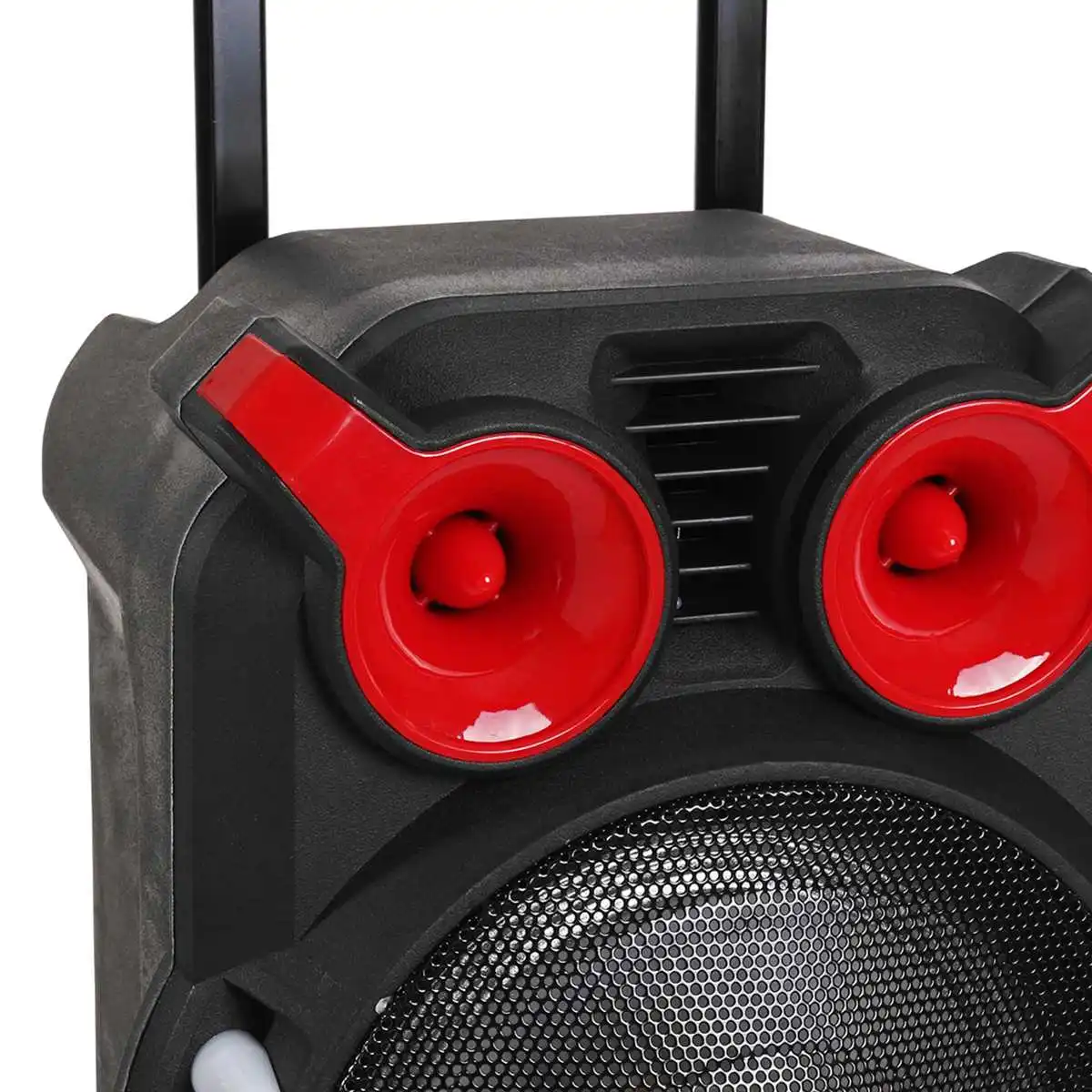Тележка динамик s Высокая мощность bluetooth аудио динамик светильник пение TFT дисплей USB TF карта BT караоке KTV система с светильник