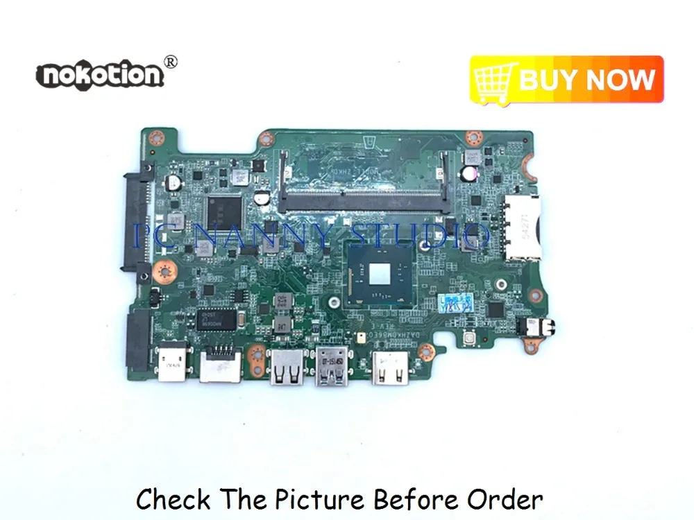 Материнская плата PANANNY NBVB811001 DAZHKDMB6E0 для Acer aspire материнская ноутбука DDR3