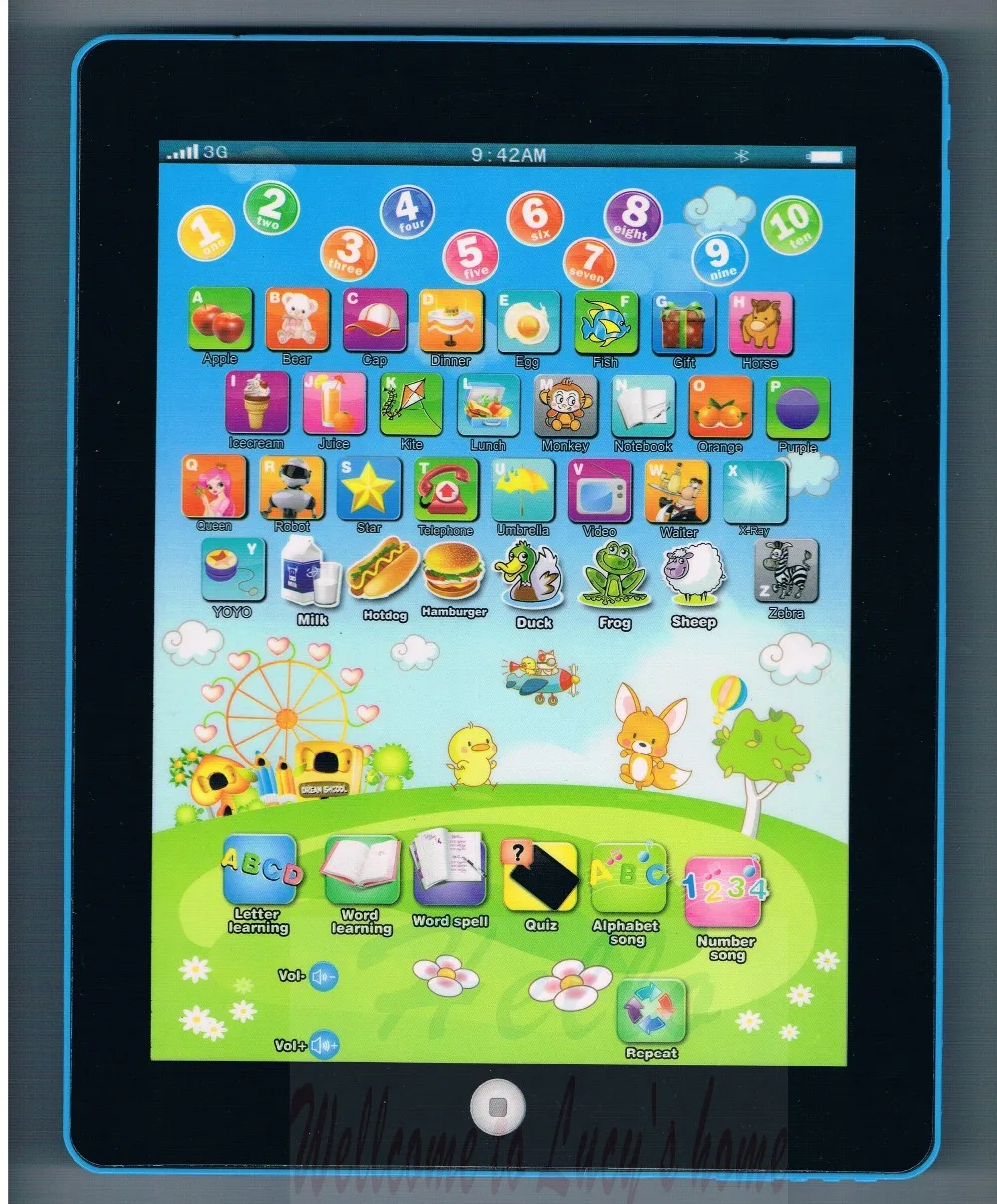 NEW TABLET KIDS LEARNING COMPUTER TOYS CHILDRENS Learning &amp education LAPTOP EDUCATIONAL TOY GAME | Игрушки и хобби