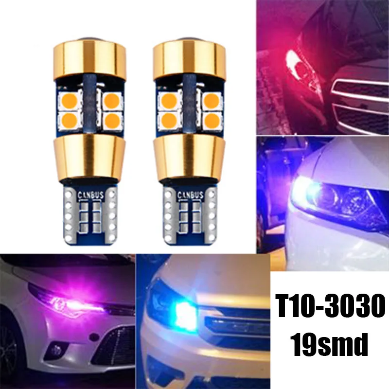 Супер яркий! 4X T10 W5W led canbus 194 168 3030 t10 6SMD Canbus без ошибок 12В автомобильные лампы