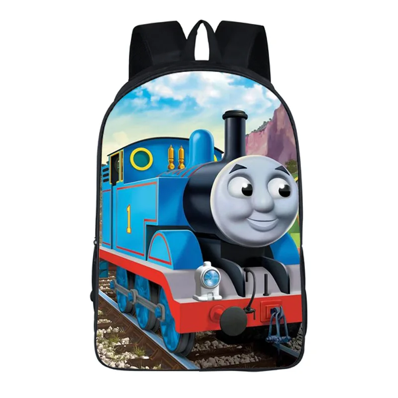 King of the Railway New Term Boys Girls School Bag Cartoon Printing Fashion Backpack Kids Children Mochila | Мужские рюкзаки