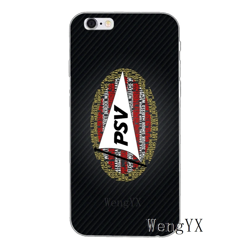 Для iPhone X XR XS Max 8 7 plus 6s 6 plus SE 5S 5c 5 4S 4 iPod Touch чехол psv Eindhoven футбольный логотип мягкий Чехол для телефона - Цвет: PSV-Eindhoven-A-10