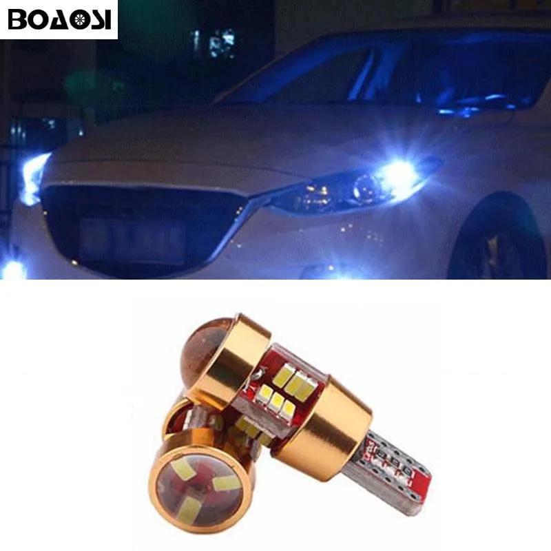 BOAOSI 2x W164 T10 W5W светодиодный 3014SMD Клин светильник бортовой нет ошибок для Mazda 323 626 cx 5