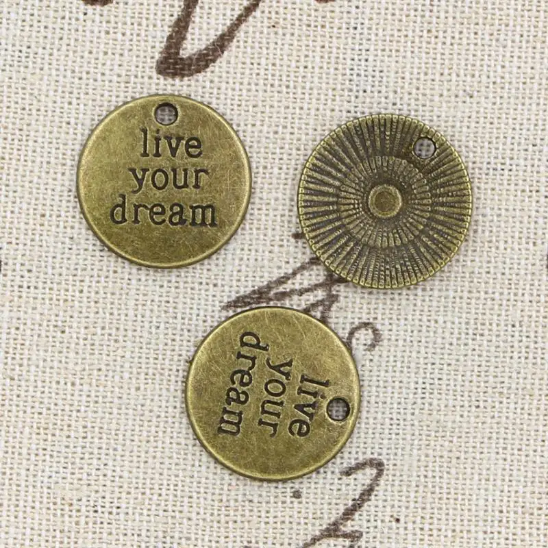 10 шт Подвески Live Your Dream 20x20 мм Ручная работа кулон изготовление fit, винтажный Тибетский Бронзовый Серебряный цвет, сделай сам для ожерелья 10 шт Подвески Live Your Dream 20x20 мм Ручная работа кулон изготовление fit, винтажный Тибетский Бронзовый Серебряный цвет, сделай сам для ожерелья