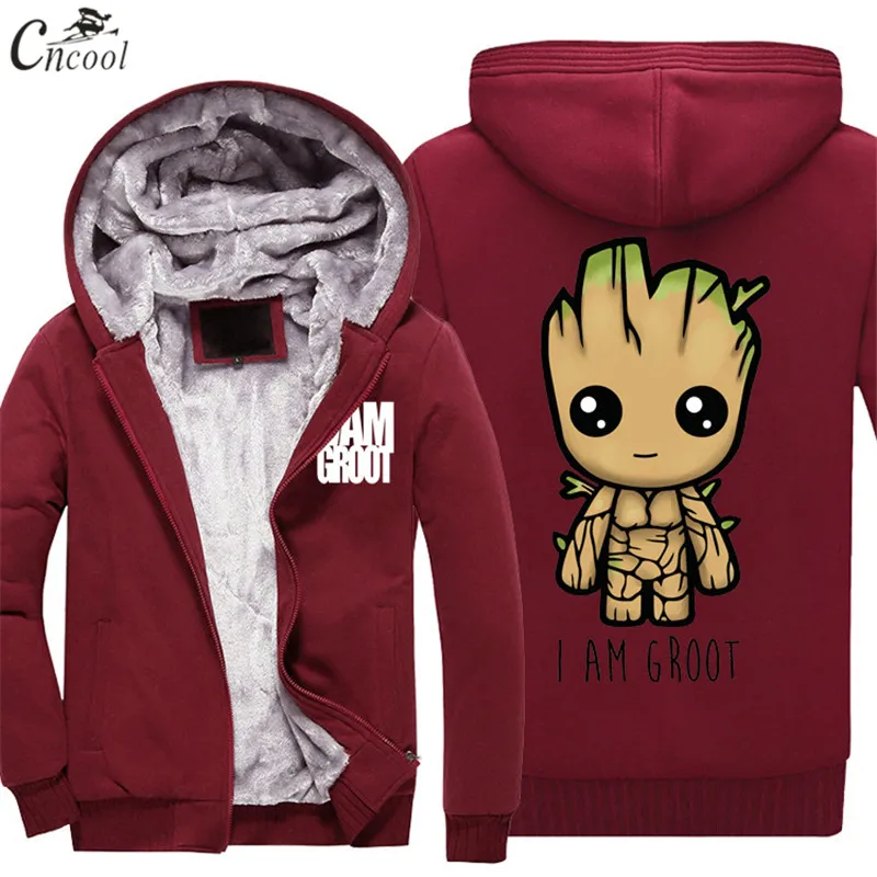 Новинка осени, модные мужские толстовки Groot s, Брендовые мужские толстовки с капюшоном и принтом, мужские толстовки с капюшоном в стиле хип-хоп, XXXL