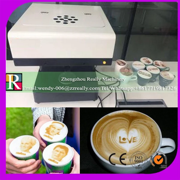 

Selfie foam coffee printing factory high resolution coffee printer machine