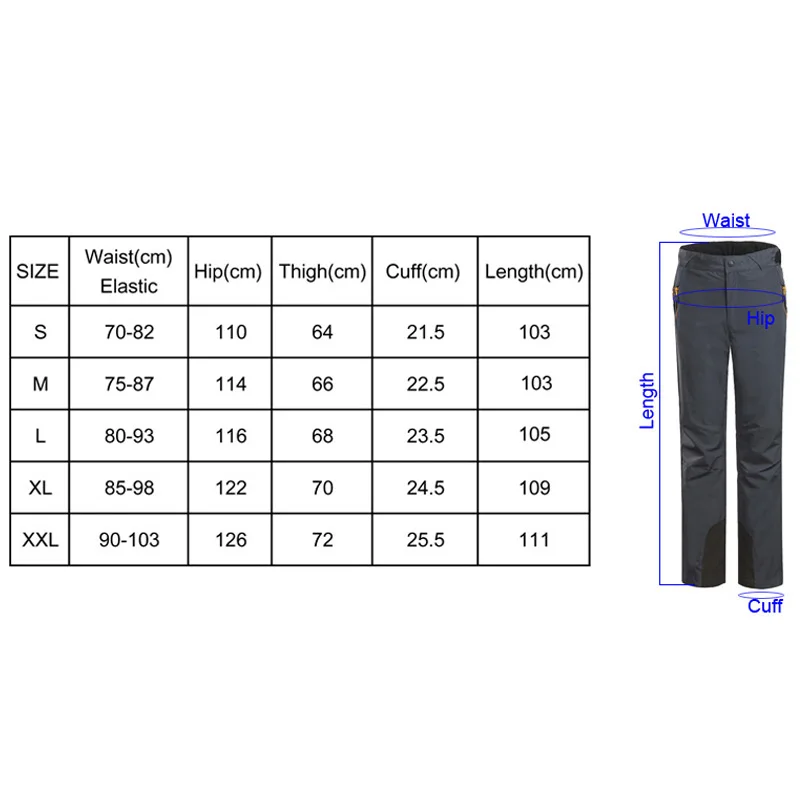 Уличные лыжные штаны TRVLWEGO, мужские заряжаемые брюки для скалолазания, из двух частей, с флисовой подкладкой, съемная одежда для кемпинга, оч... от AliExpress RU&CIS NEW