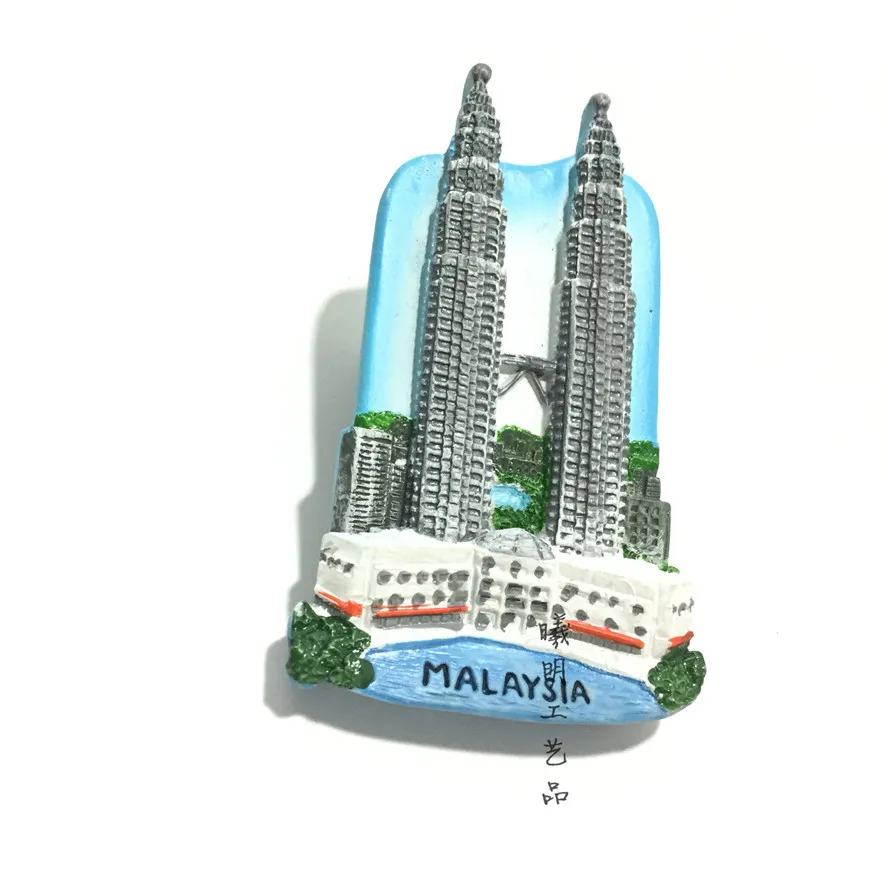 Магнитные 3d-магниты на холодильник в Малайзии туристические сувениры Kuala Lumpur