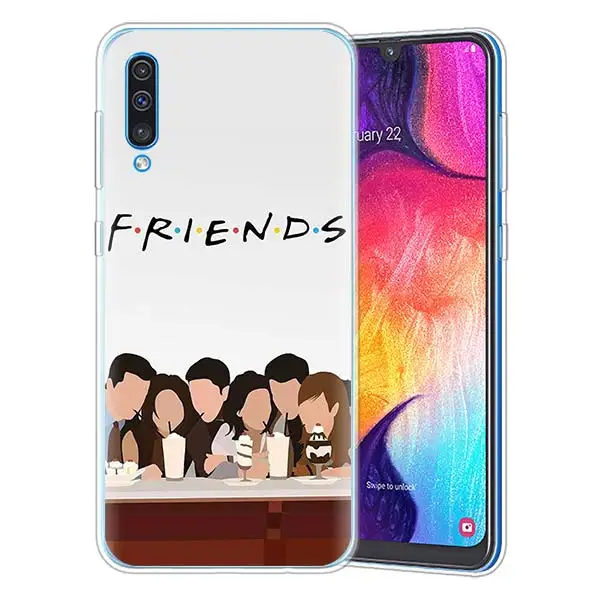 Друзей ТВ двери силиконовый чехол для samsung Galaxy A71 A51 A90 5G A50 A70 A40 A20e A10 A30 A80 A6 A8 плюс A7 A9 силиконовый чехол - Цвет: 02