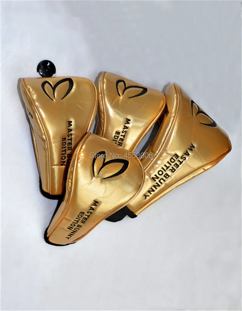 Новый чехол для головы гольфа Master Bunny Edition из искусственной кожи PG Golf Driver Woods 4