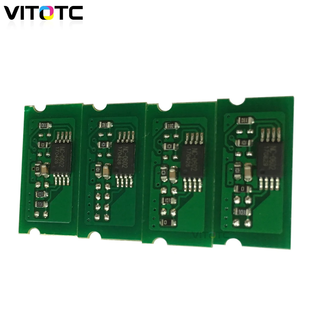 4 шт. тонер картридж чип совместимый для Ricoh Aficio SP C250 C250dn C260 C260dnw C261sf SPC260DNW SPC261SF