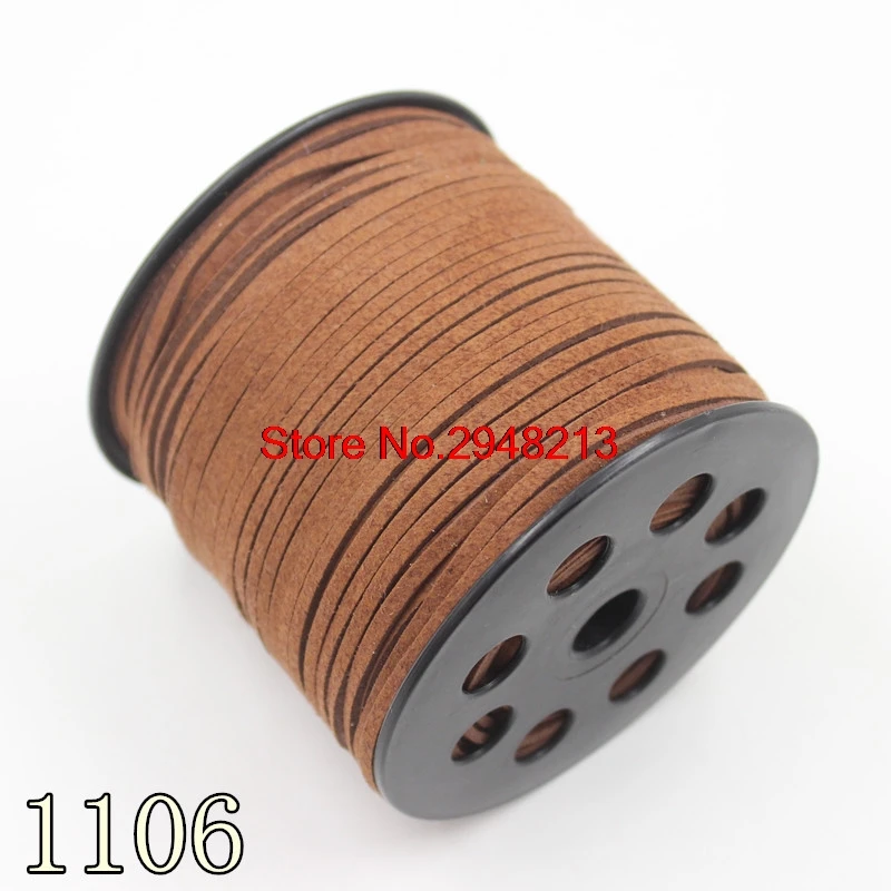 39Color Faux Suede Cord Leather Ribbon for DIY String Supplies 3x1.5mm LMDC01-2 | Дом и сад