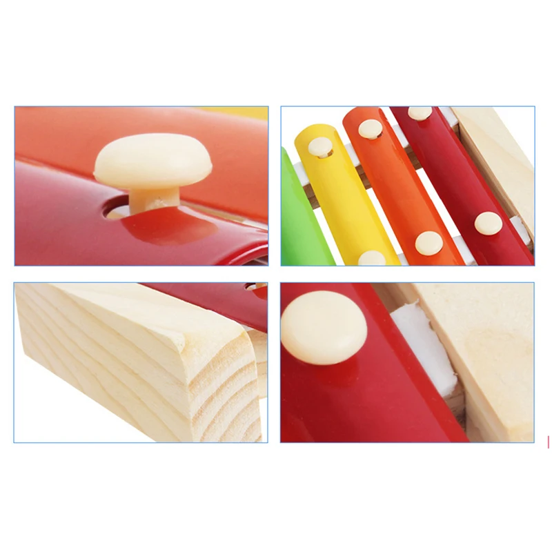 Montessori Toys Kids Educational Wooden for Children Early Learning Baby Teaching Materials Games Xylophone Musical Toy | Игрушки и