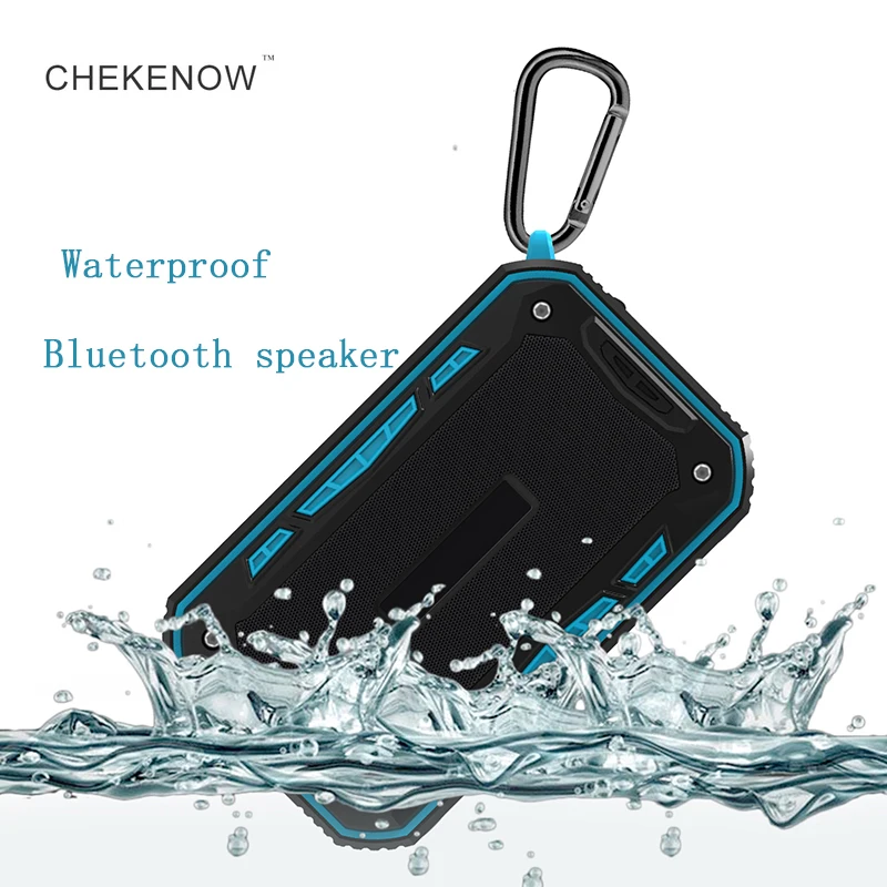 Chekenow Беспроводной Bluetooth Динамик IPX7 Водонепроницаемый Портативный бас Усилители