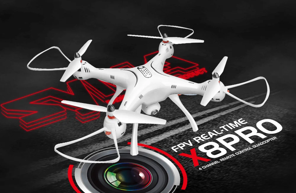 SYMA X8PRO gps Дрон WI-FI с видом от первого лица 720P HD Камера или в режиме реального времени Карманный Дрон для селфи 6-осевой удержания высоты X8 PRO RC Quadcopter RTF р/у otrc