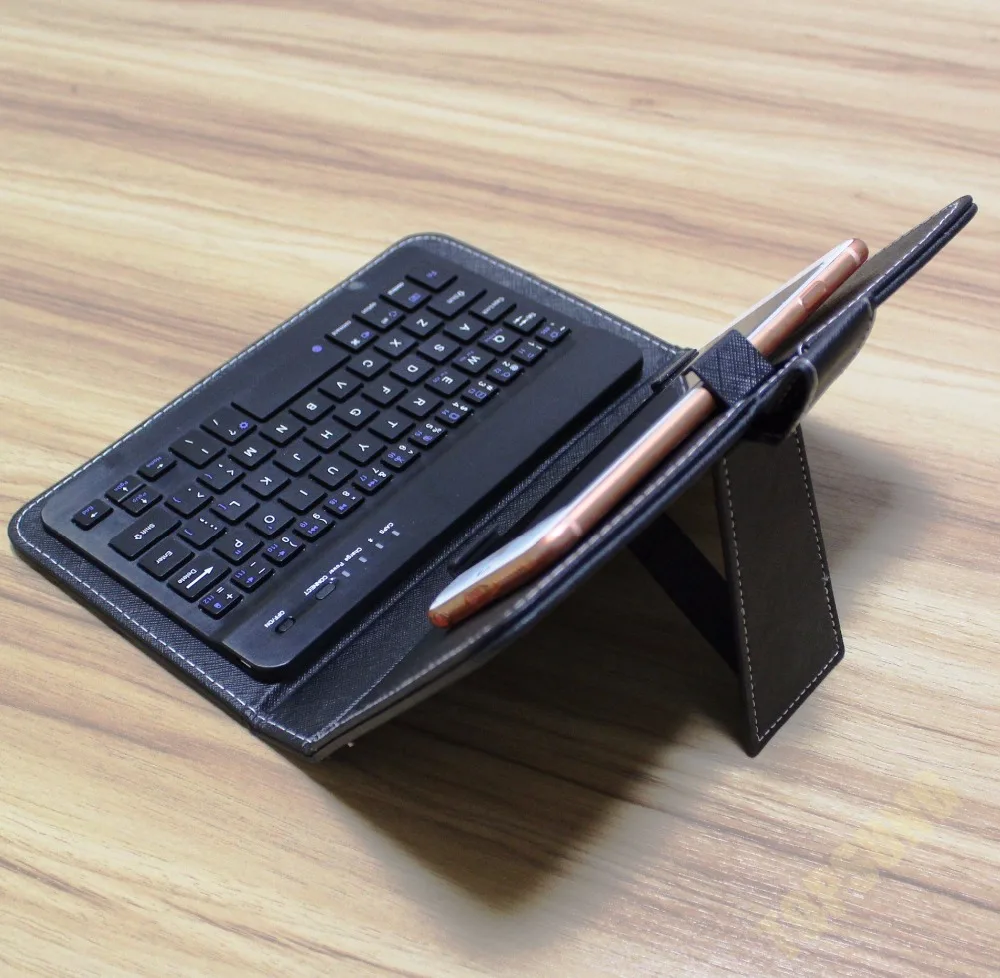 Универсальный чехол для мобильного телефона с Bluetooth клавиатурой 9 цветов