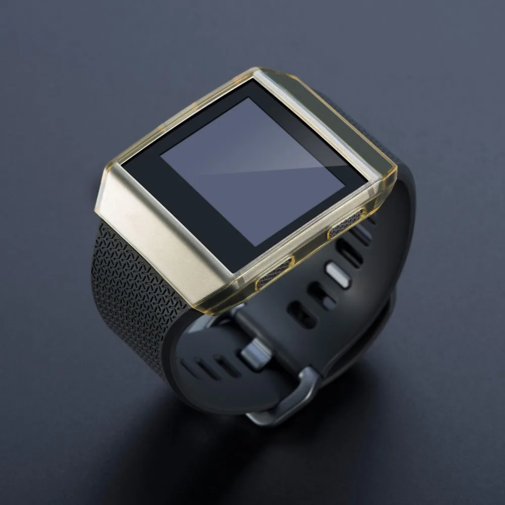 Прозрачный силиконовый чехол для смарт часов защитный Fitbit Ionic Смарт часы экрана