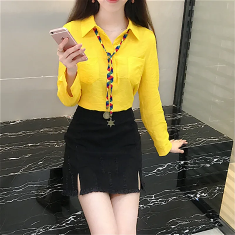 Women Long Sleeve Shirt Crop Top and Denim Skirt Two Piece Clothing Set 2020 Spring Summer New Fashion Dress Femme Work XT008 | Женская
