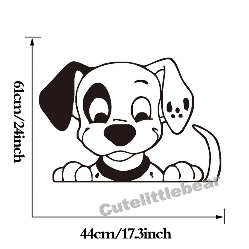 Далматин собака ищет Подпушка стены Стикеры милые Дизайн собака отличительные знаки для детей украшения комнаты Домашний Декор