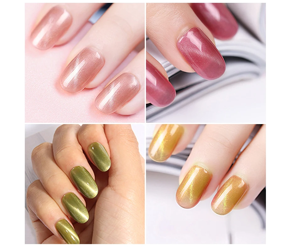 Beau гель 8 мл Jade Cat Eye Гель-лак для ногтей замачиваемый УФ светодиодный Гель-лак Полупостоянный Магнитный Гибридный лак для ногтей Гель-лак