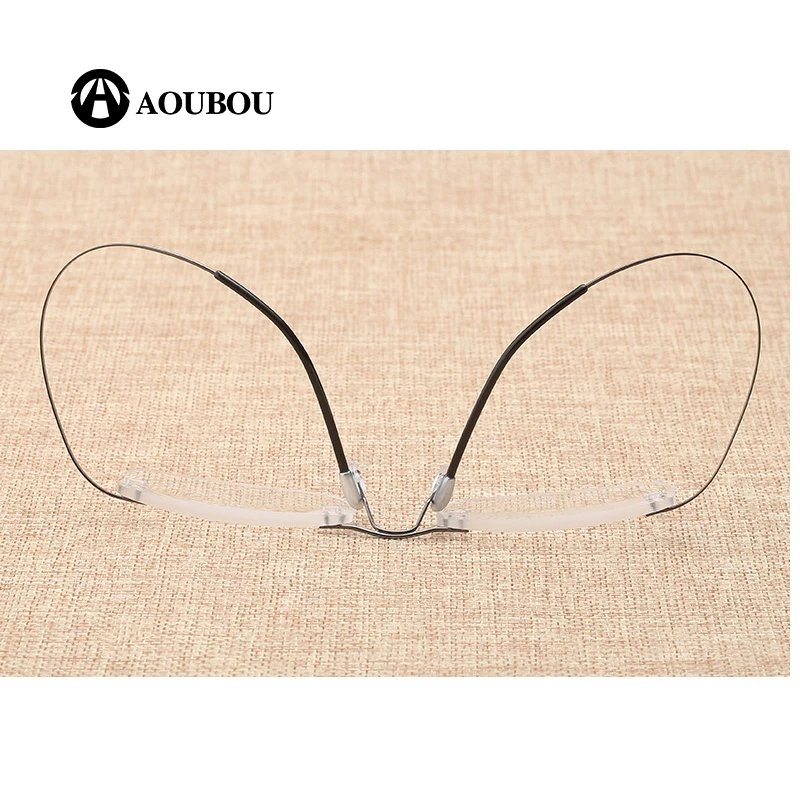 Anti-blue light Fatigue prevention HD Presbyopia goggles Unisex Frameless rimless reading glasses leesbril lentes de lectura mu |