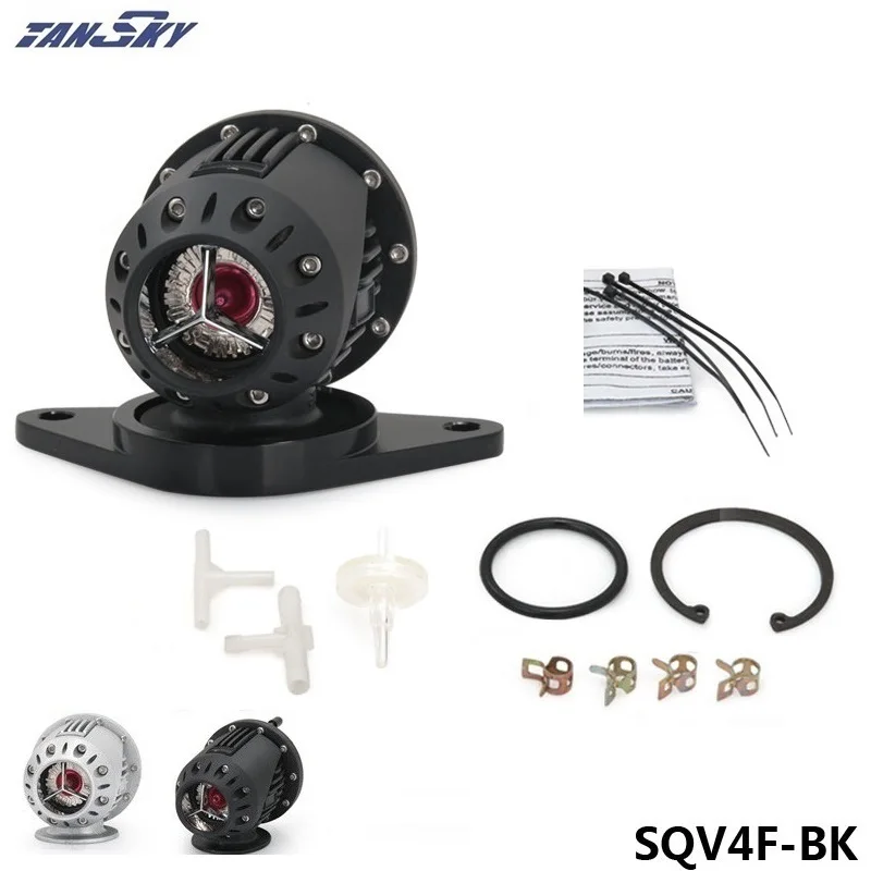 Выдувный клапан SQV4 для Subaru special Flang (серебристый/черный реплицированный) TK SQV4F|blow