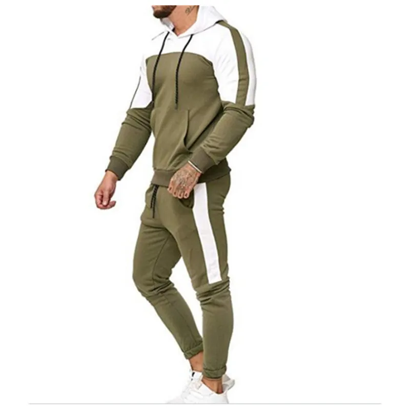 2019 новый большой мужской беговой костюм Плетеный блейзер для бега 2 предмета