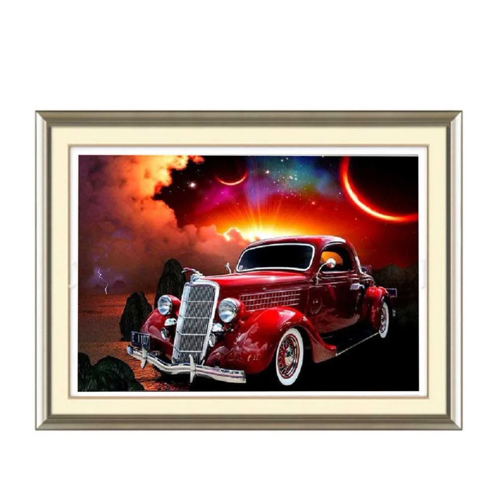 5D diy Алмазная картина частичное сверло привлекательный автомобильный набор