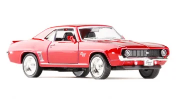 Бургундия UNI 1/36 масштабные автомобильные игрушки 1969 Chevrolet Camaro SS винтажная литая под давлением металлическая модель автомобиля игрушка для коллекции/подарка/детей - Цвет: Бургундия