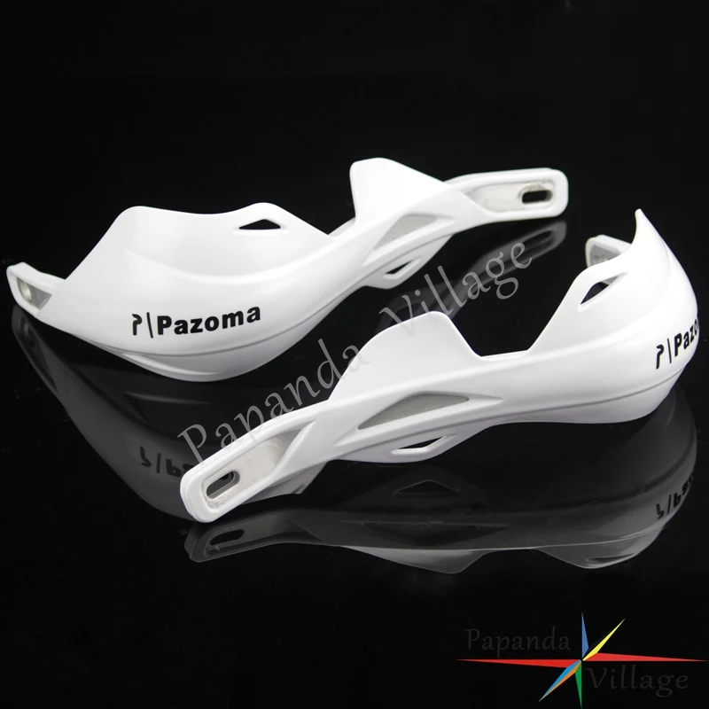Белая кисть для мотокросса 7/8 ''1 1/8'' руль с широкими ручками Dirt Bike Handguard Enduro для Yamaha DT yz WR 250 450