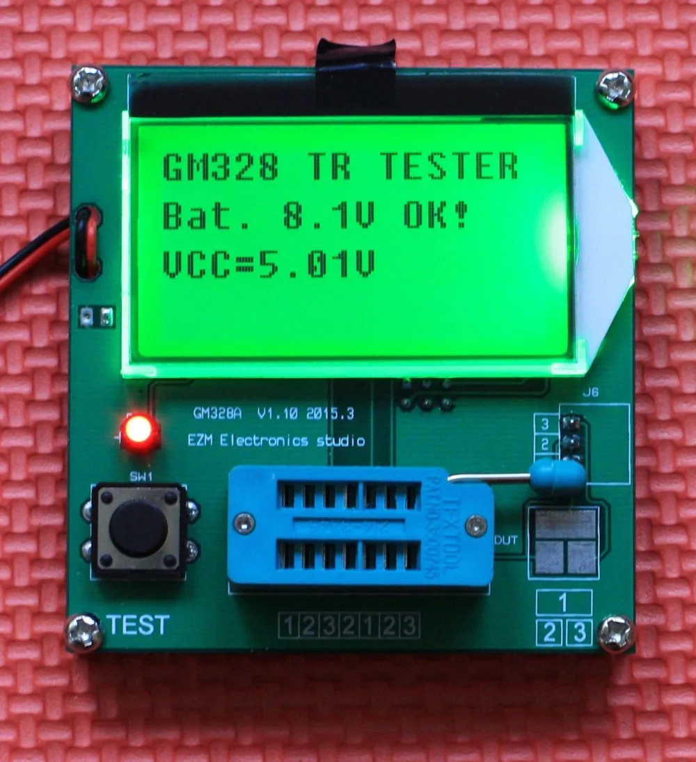 5 шт. Новый gm328a ЖК дисплей компонент Тесты er транзисторы Диод Триод Емкость LCR ESR