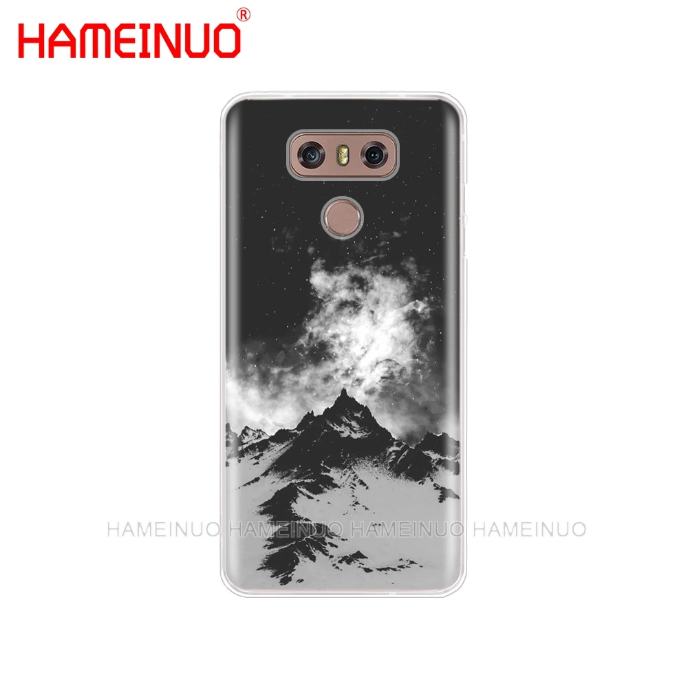 HAMEINUO чехол для телефона с изображением гор леса облаков LG G7 Q6 G6 MINI G5 K10 K4 K8 2017 2016 X
