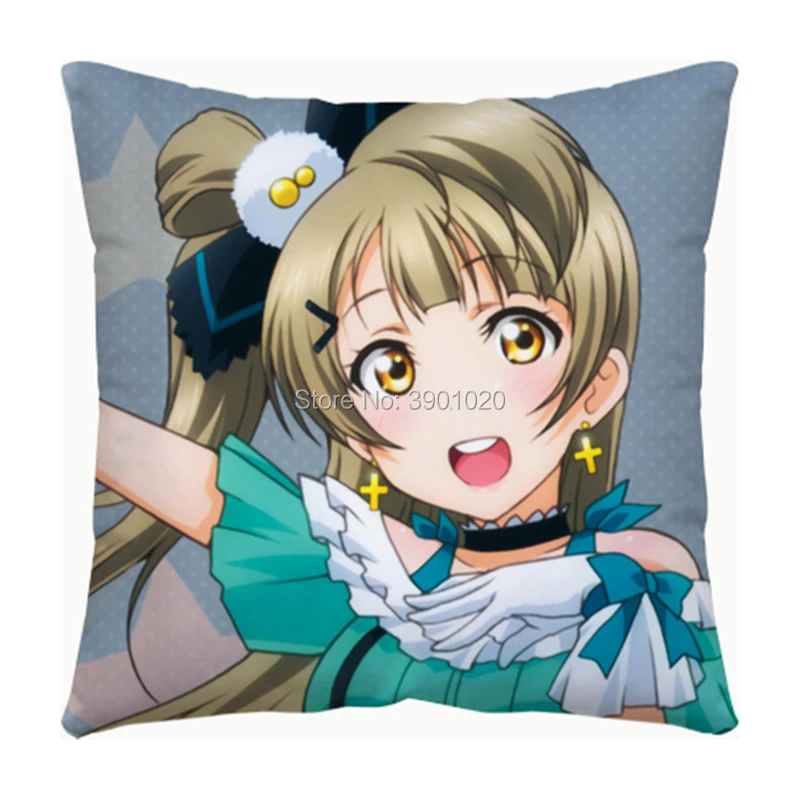Милый мультфильм! Аниме минами Kotori Kousaka Honoka квадратная подушка на заказ подарок