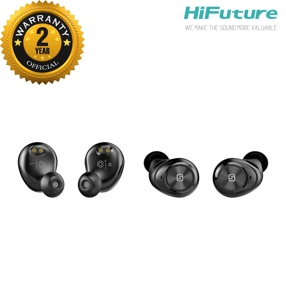 Hifuture Tidybuds TWS Bluetooth V5.0 наушники 3D стерео Спортивные Беспроводные с двойным