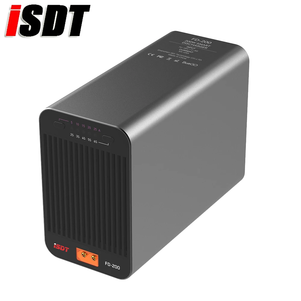 ISDT FD-200 200W 25A Поддержка 2-8S Lipo батарея Беспроводное приложение управления разрядник для радиоуправляемого дрона запчасти
