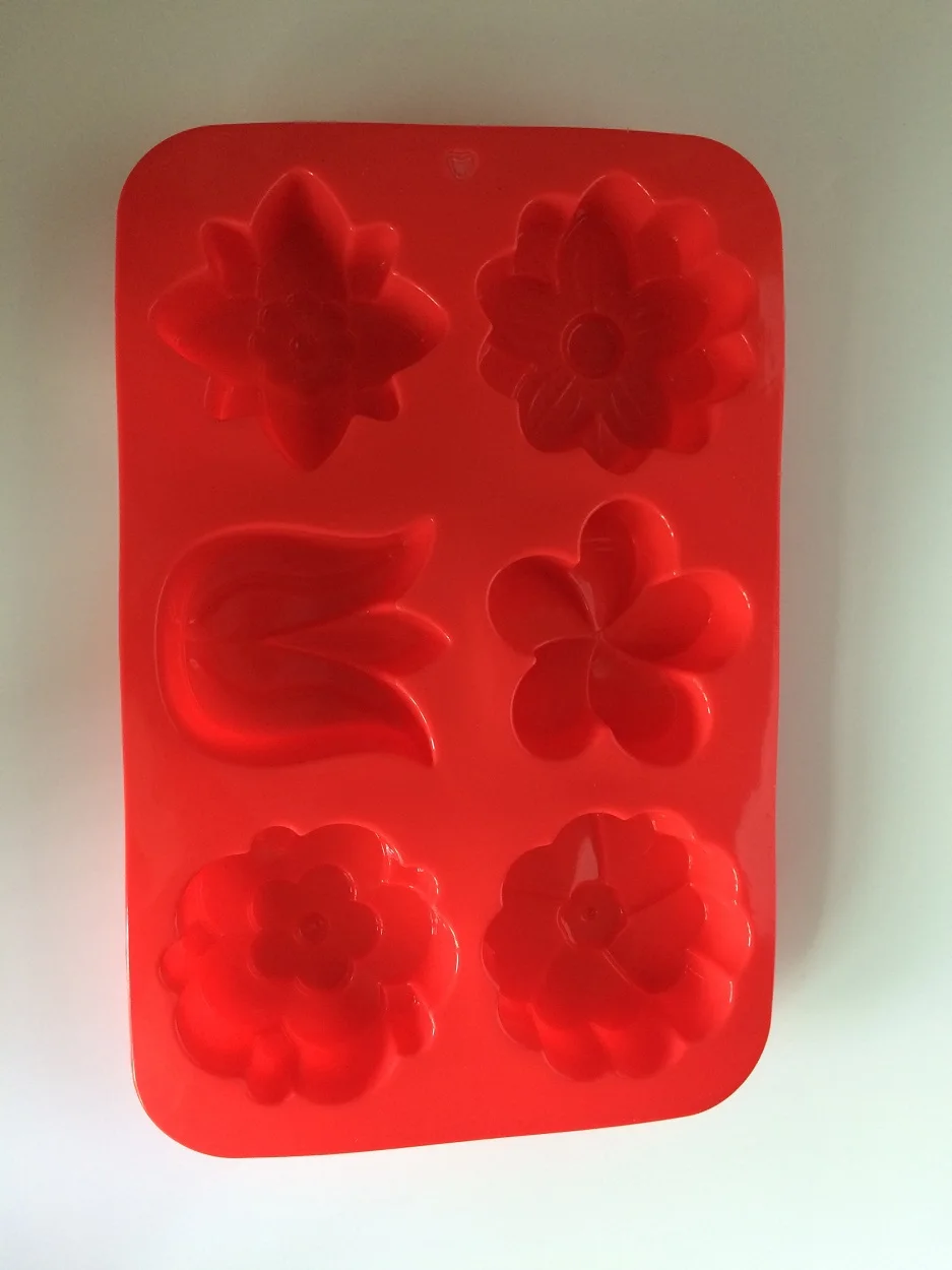Food-grade Hygienic Thicken Silicone Flower Shape Cake Pudding Chocolate Ice Molds Decorating Baking Moulds Kitchen Tools |