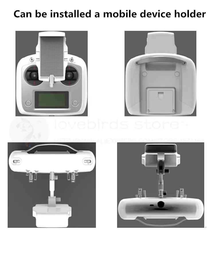 

Original FLYSKY FS-i6S 2.4G 10-CH radio remote control transmitter iA6B / iA10 receiver double circuit Middle for DIY FPV drone