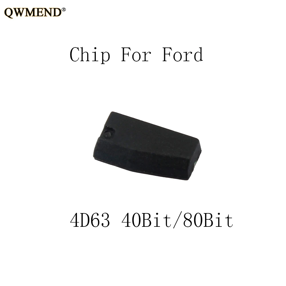 QWMEND 1 шт. * Автомобильные дистанционные ключи 4D63 40Bit/80Bit углеродный чип