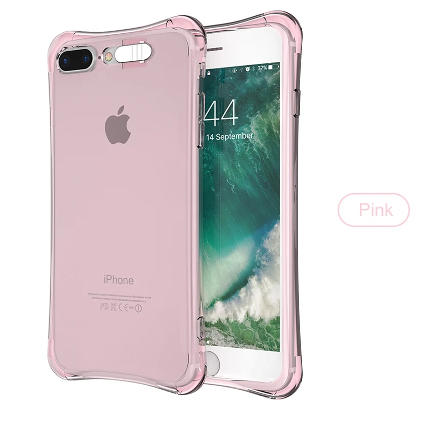 Sexy Kisscase Sexy светящиеся Smart LED Вспышка чехол для iPhone 5 5S SE 6 6S 7 8 анти стук жесткий Пластик чехол телефона для 6 6S 7 8 Plus Coque LED чехол на айфон 5s 5 SE чехол на айфон 6s 6 Plus 7 8 Plus - Цвет: Pink