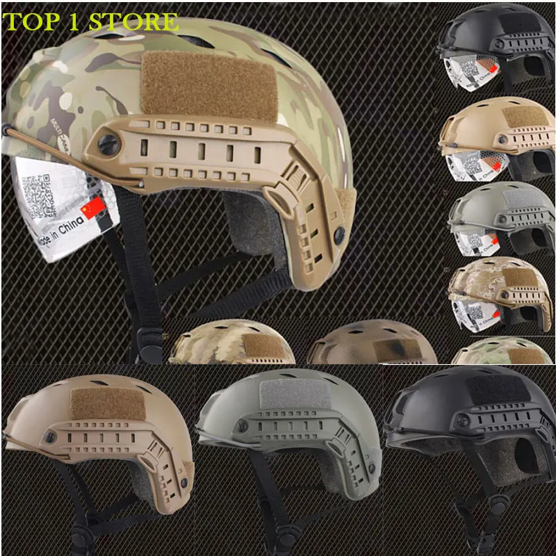 Полный 15 Цвет быстро шлем с защитным Goggle Pararescue Тип тактический военный шлем|helmet