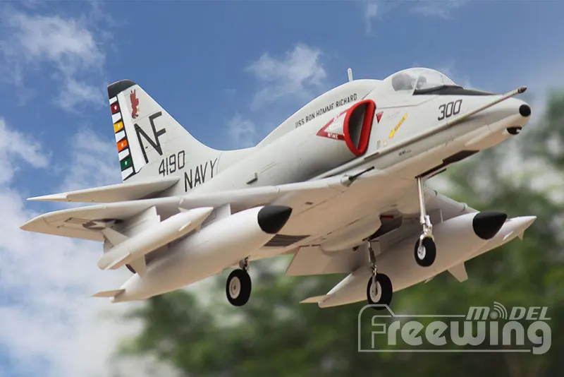 Freewing New 80 мм EDF RC Jet A4 Sky Hawk PNP FJ213|rc jet|sky hawkedf rc |