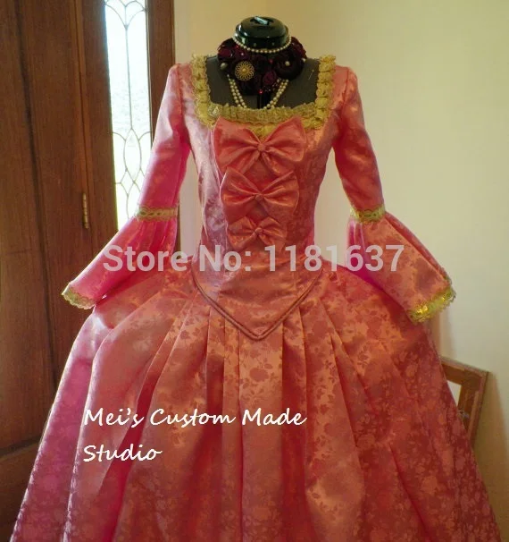 Платье на заказ с тремя бантами французское платье Марии Антуанетты в стиле