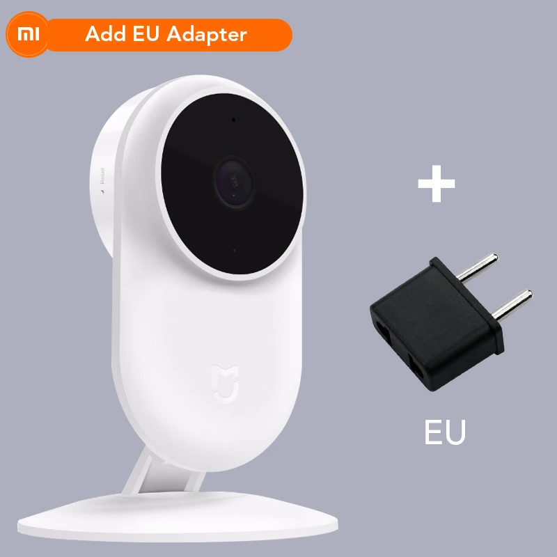 Add EU Adapter Xiaomi Mijia 1080P IP камера градусов FOV ночного видения 2,4 Ghz Xioami домашний комплект монитор безопасности 130 - Цветной: Add EU Adapter