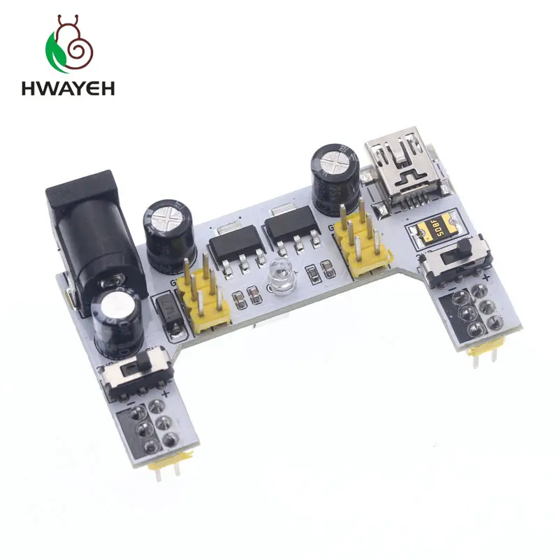 MB102 макет Питание модуль MB 102 3 V 5V Solderless макетная плата ForDIY Напряжение
