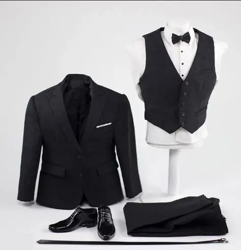 suit Игрушка центр CEN-M04 1/6 Солдат модель британский джентльмен костюм с рубашкой ремень и кожаная обувь F M34 тело фигурка куклы - Цвет: suit