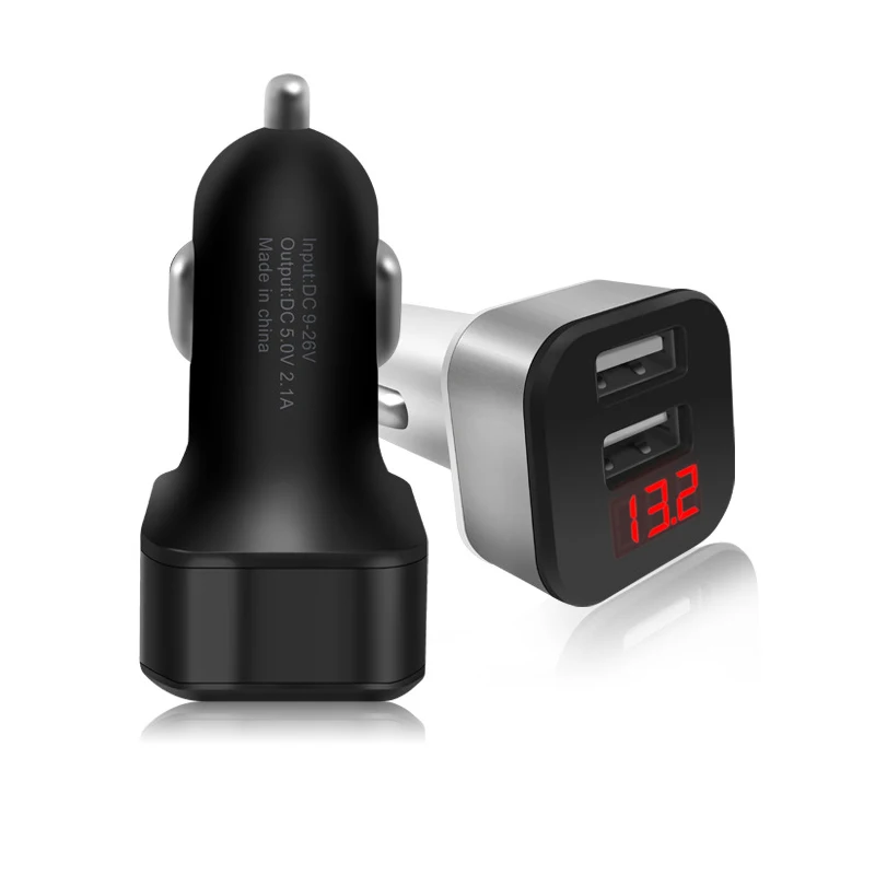 Автомобильное зарядное устройство с двумя usb портами 2 1 А автомобильная