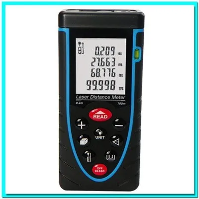 Лазерный дальномер RZ100 измеритель расстояния 100 м/328фт пузырьковый уровень|range